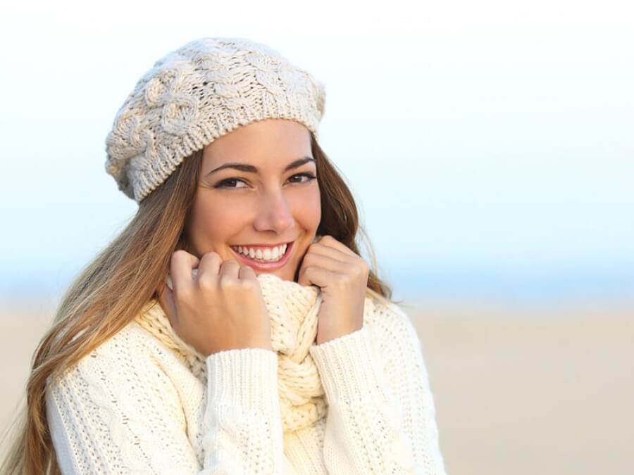 the main image - hair protection in cold season