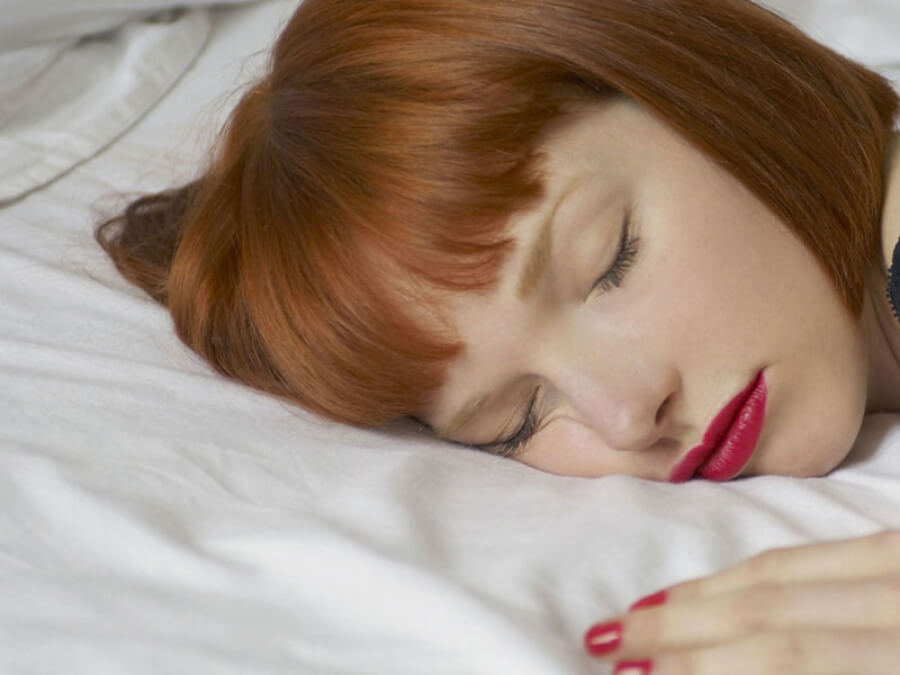 the main image - do not sleep with makeup on