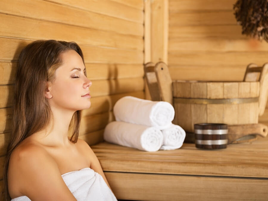 the main image - sauna for skin care