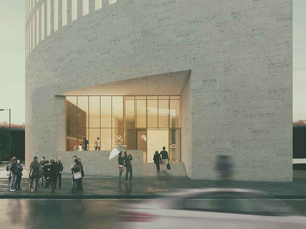 Baris Mixed-use Tower entrance