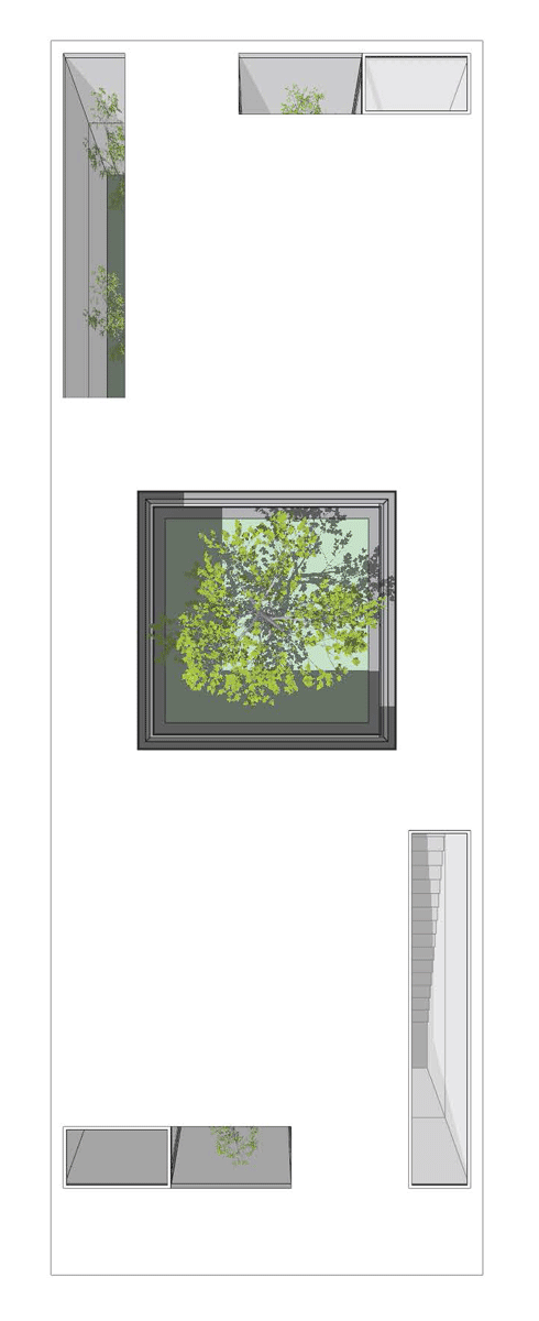 Roof Plan of 7x20 House