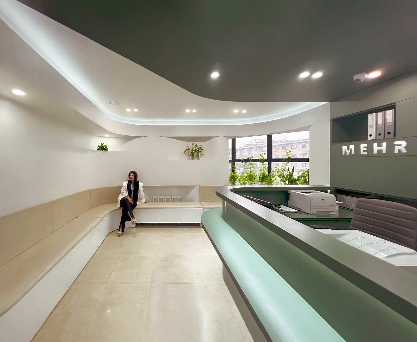 Mehr Clinical Lab, interior design, Saadi st. Rasht, Guilan, Iran