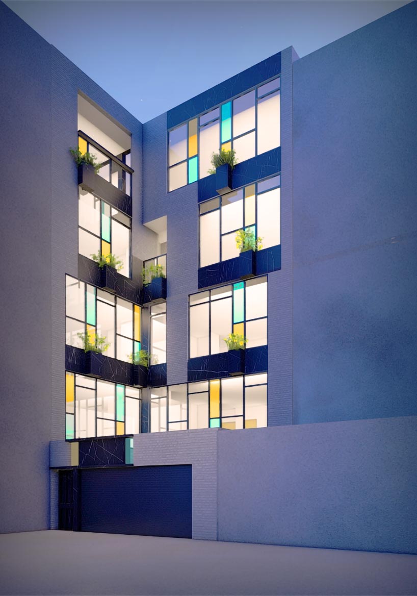 render 3, night ,apartment in 104 st