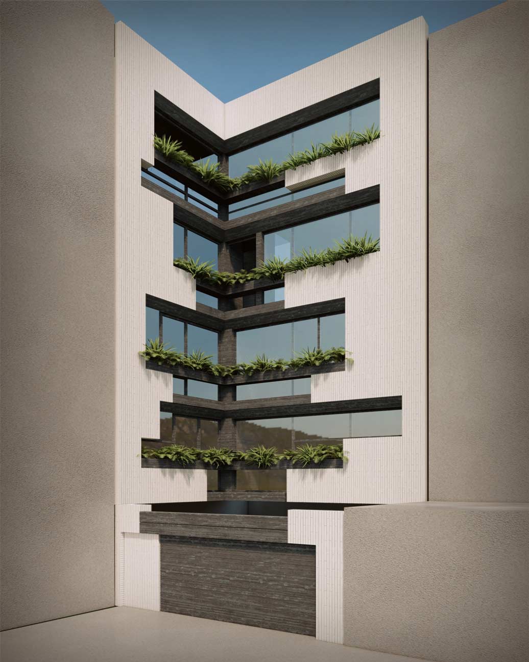 render 6, day 1 ,apartment in 104 st