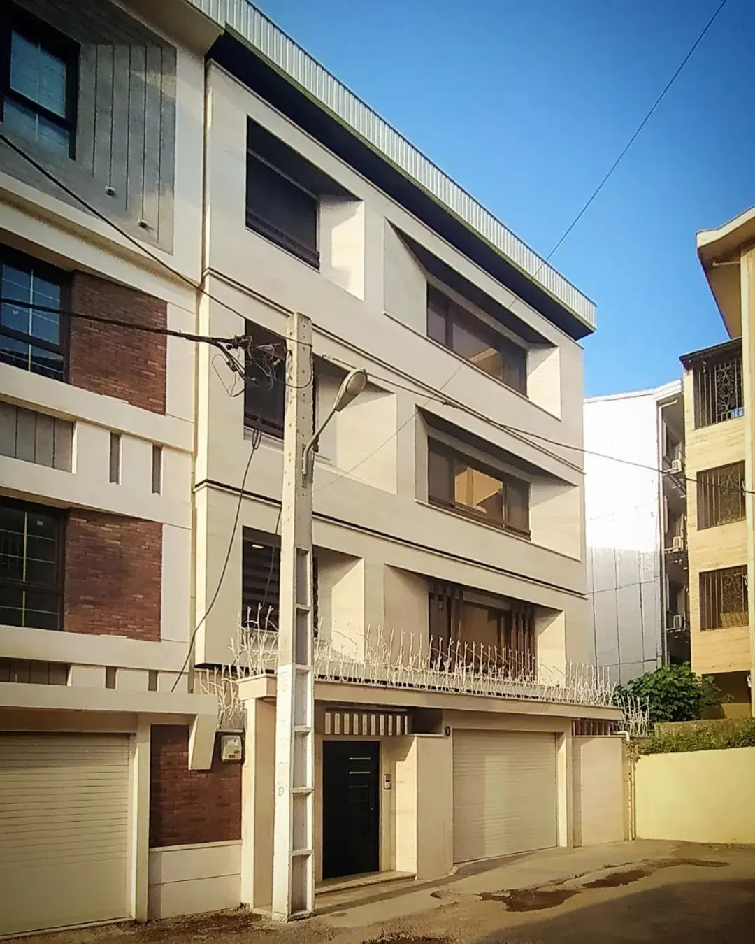 facade design for an apartment in 130st.