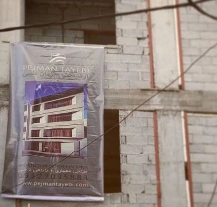 a photo of counstraction pahse , designed for an apartment in 130st.