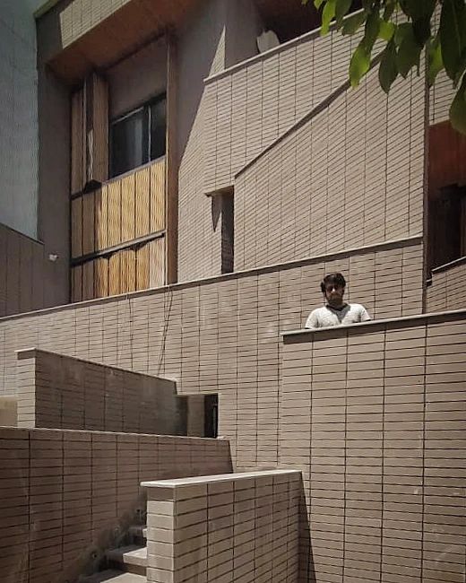 main entrance stairs, house in 157th street 