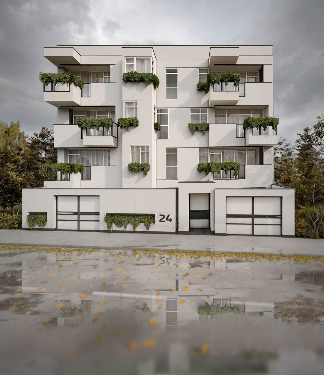 day render 2 - an apartment near anzali