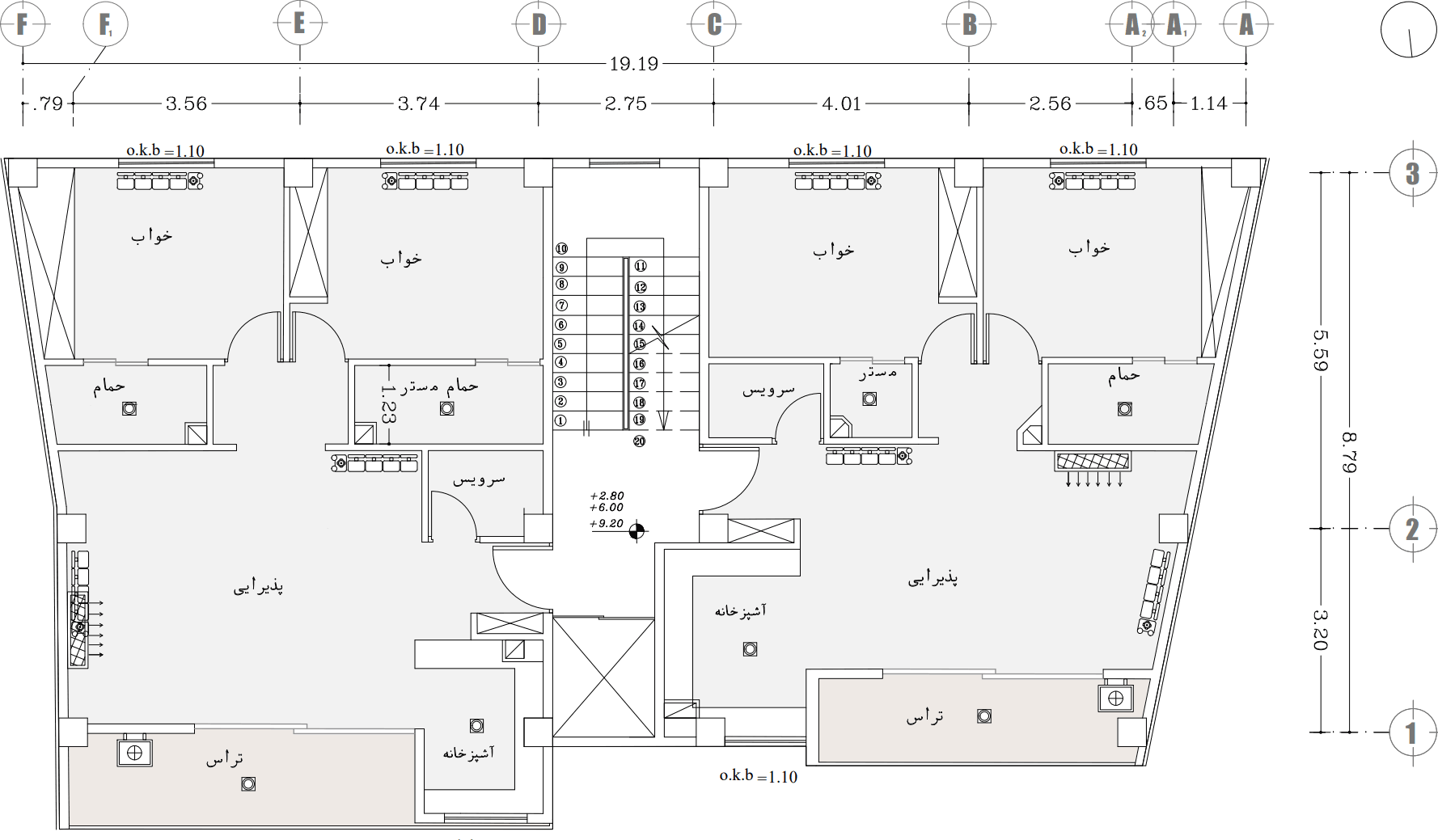 plan 0, before design - an apartment near anzali
