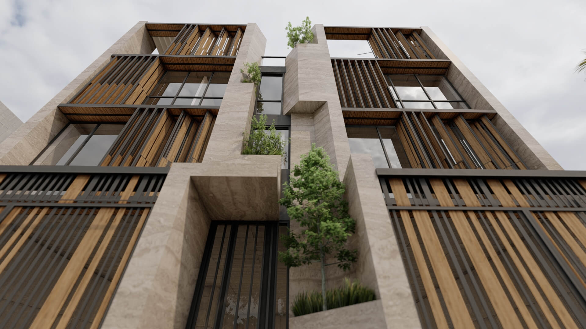 entrance view, an apartment in lahijan