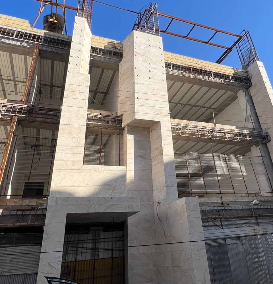 construction phase, an apartment in lahijan