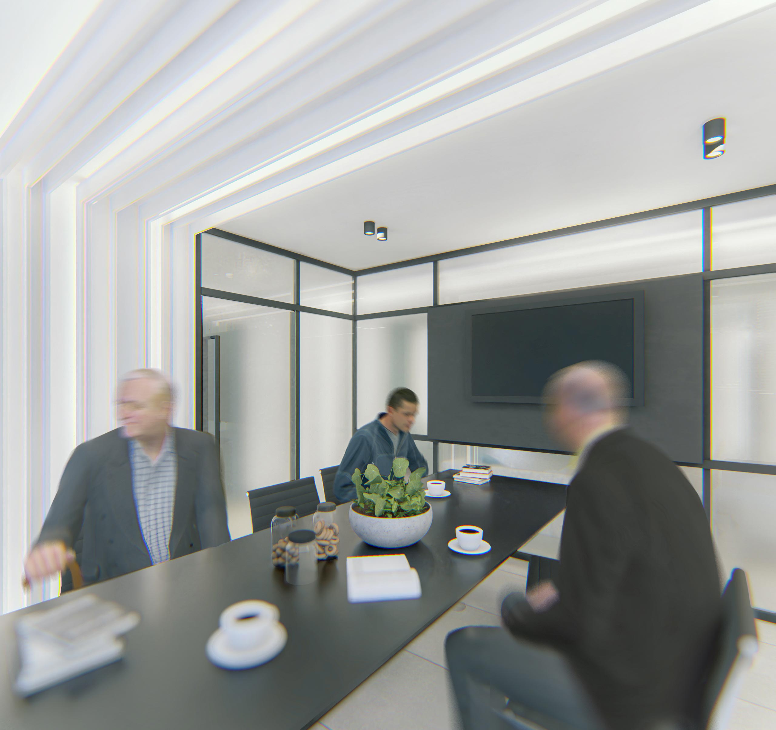 Meeting room display, Planca Palace office interior design project
