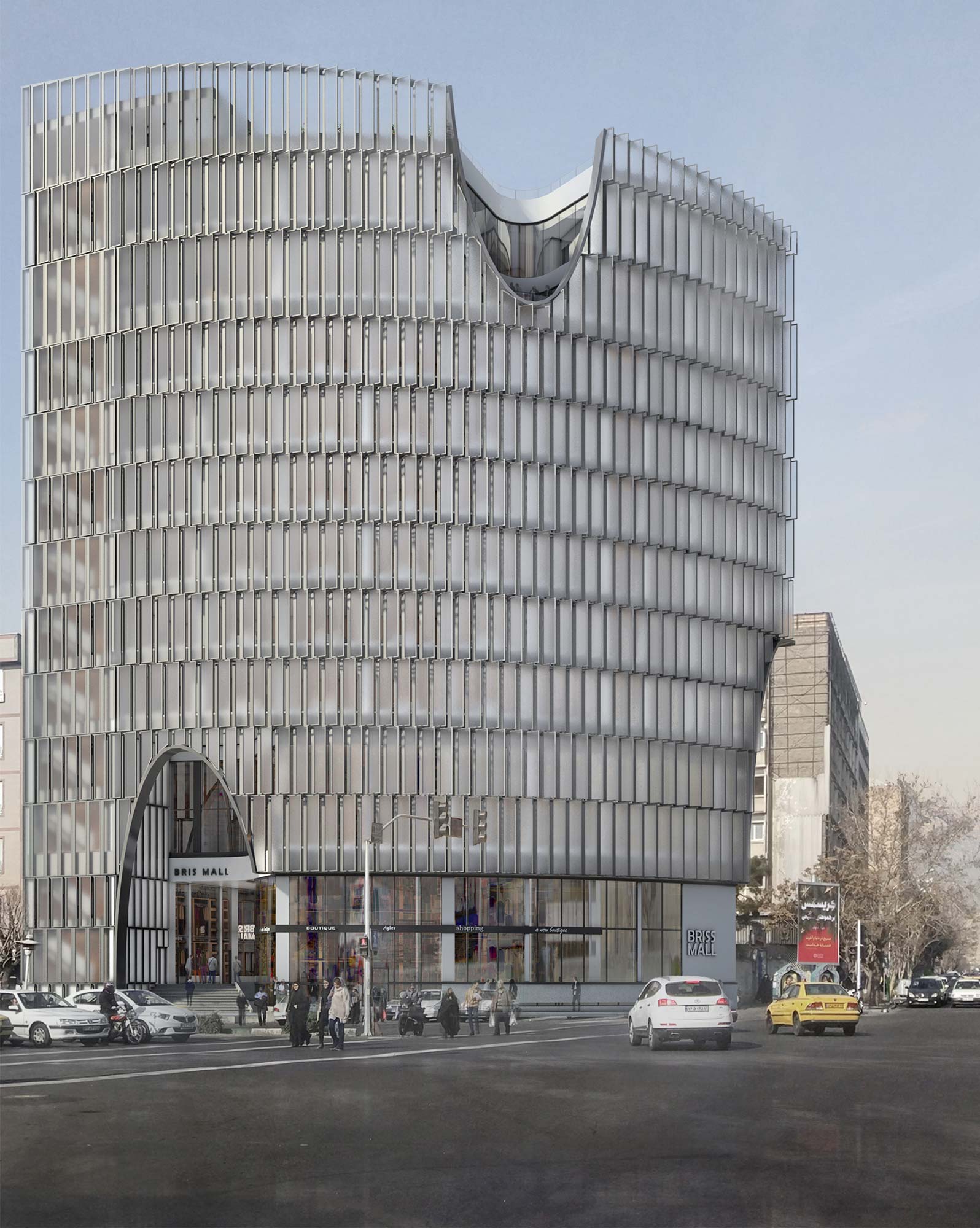 render of the facade