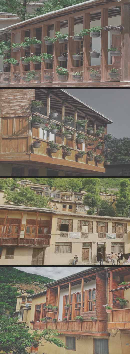 tranditional architecture of masouleh, dark