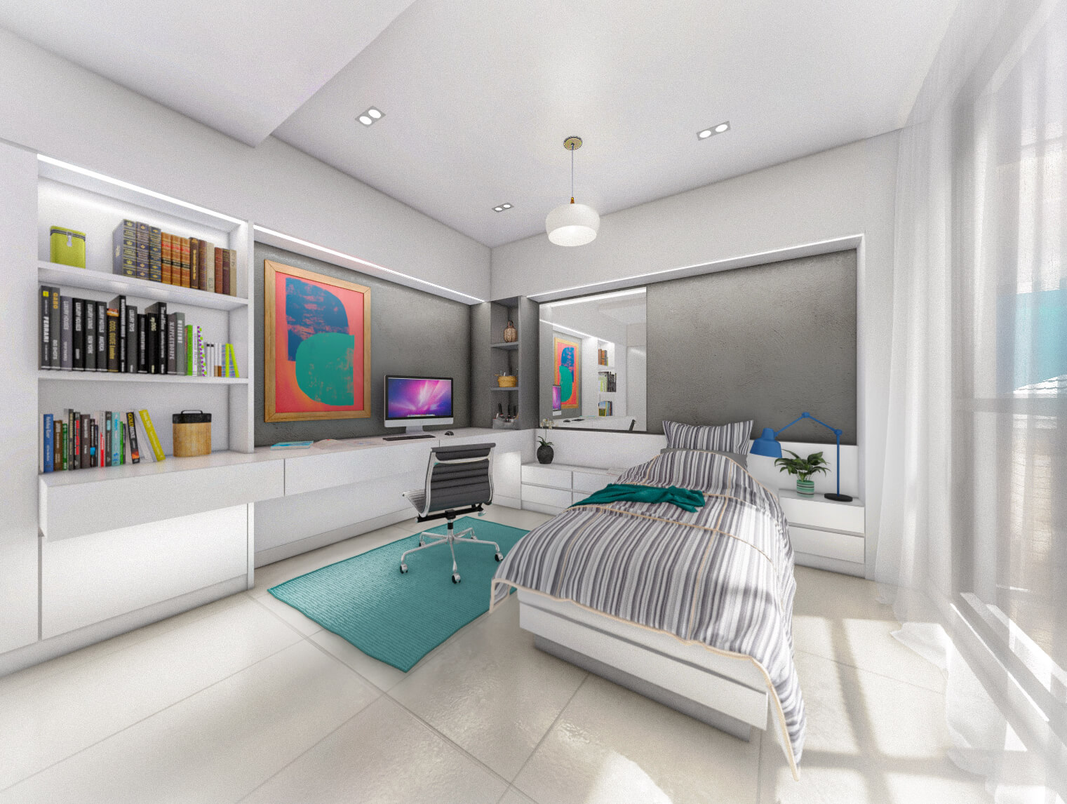 bed room, A house surrounded by neighbors, Babol, Mazandaran