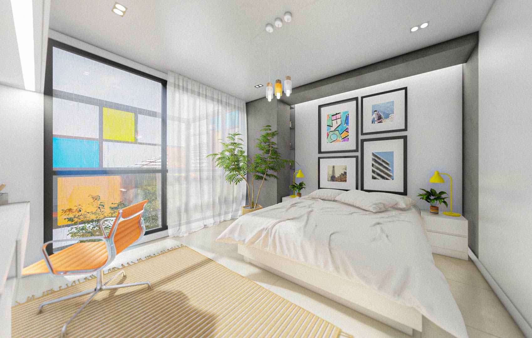 master bedroom, A house surrounded by neighbors, Babol, Mazandaran