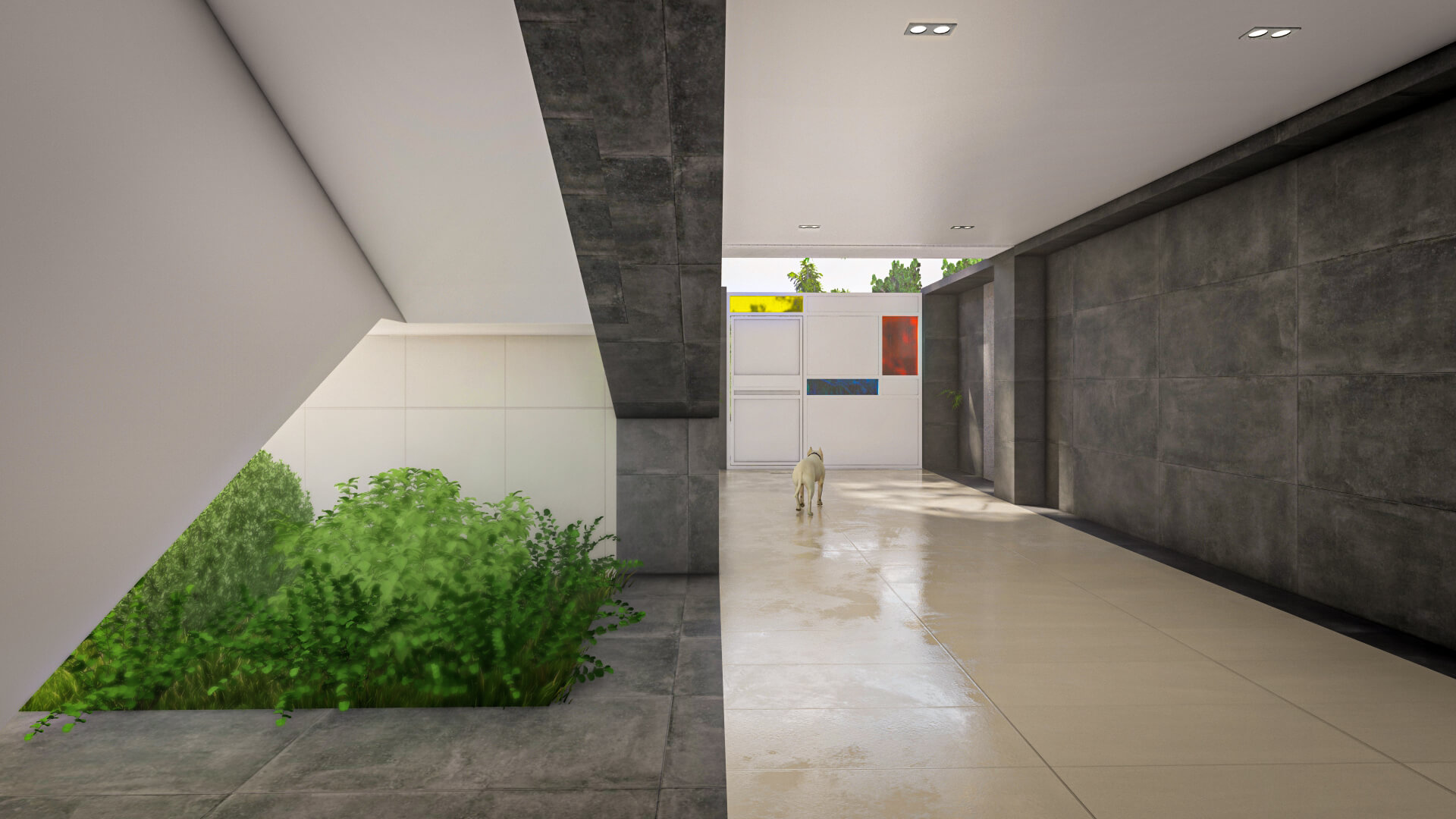 main entrance, A house surrounded by neighbors, Babol, Mazandaran