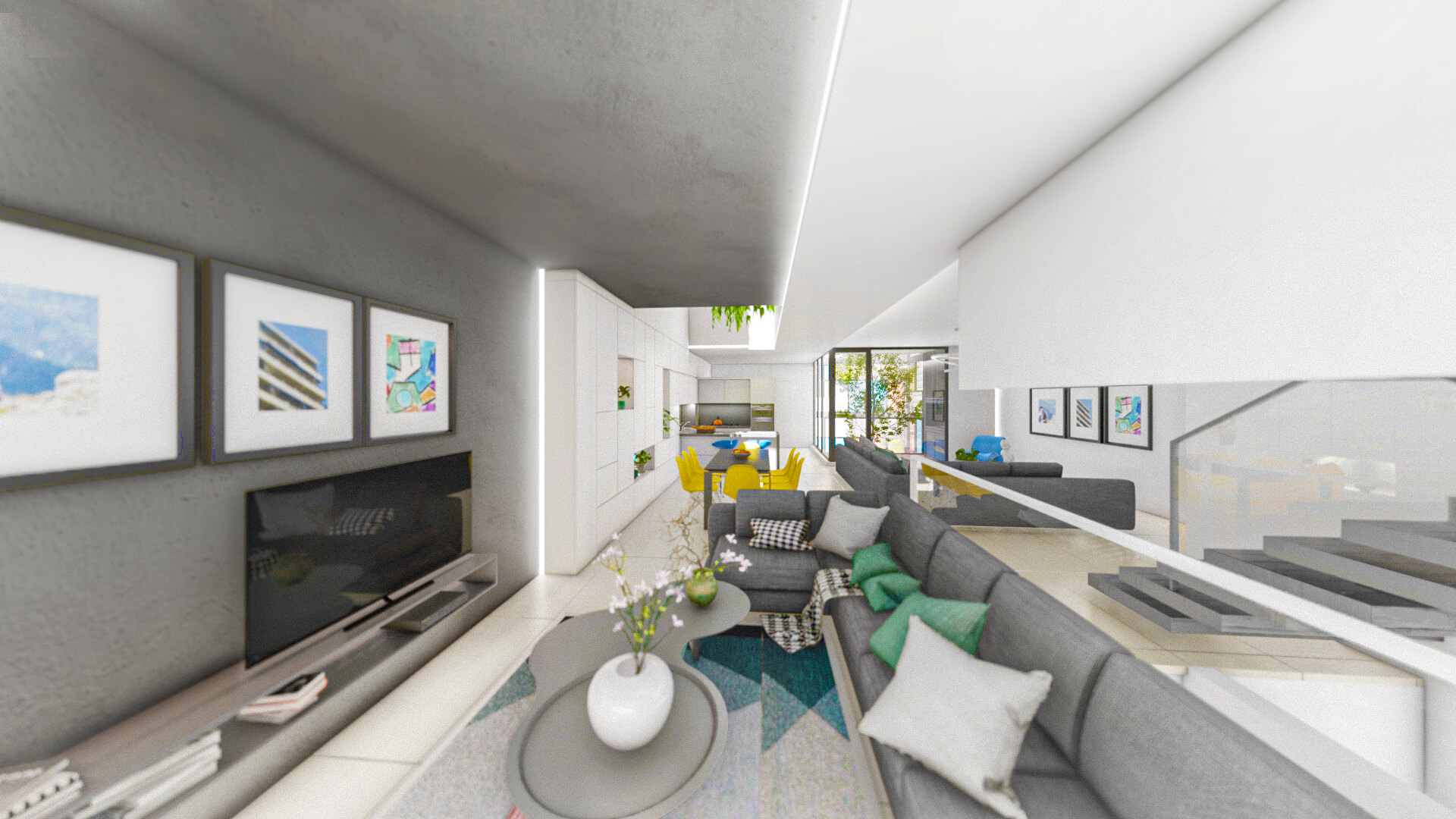 tv room, A house surrounded by neighbors, Babol, Mazandaran