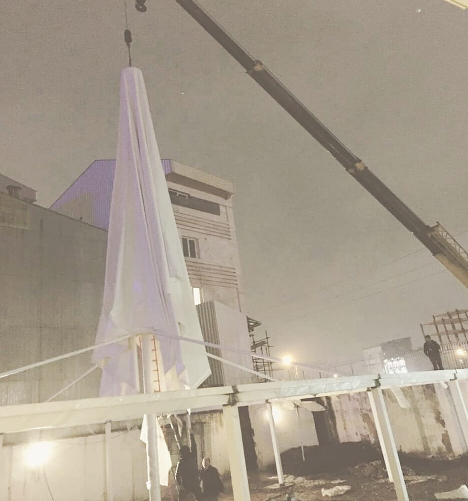 construction of the roof