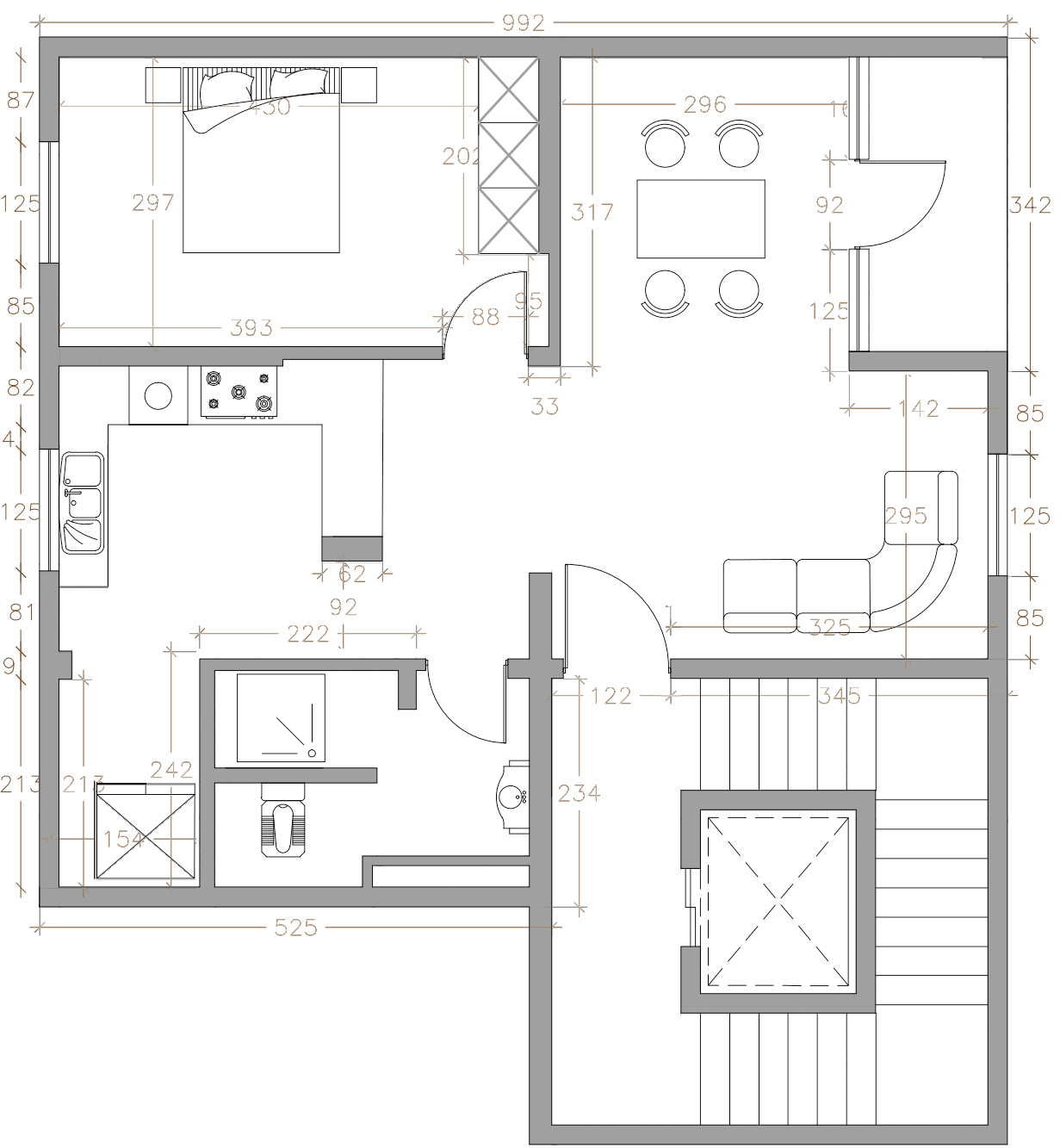 plan 0 , before design