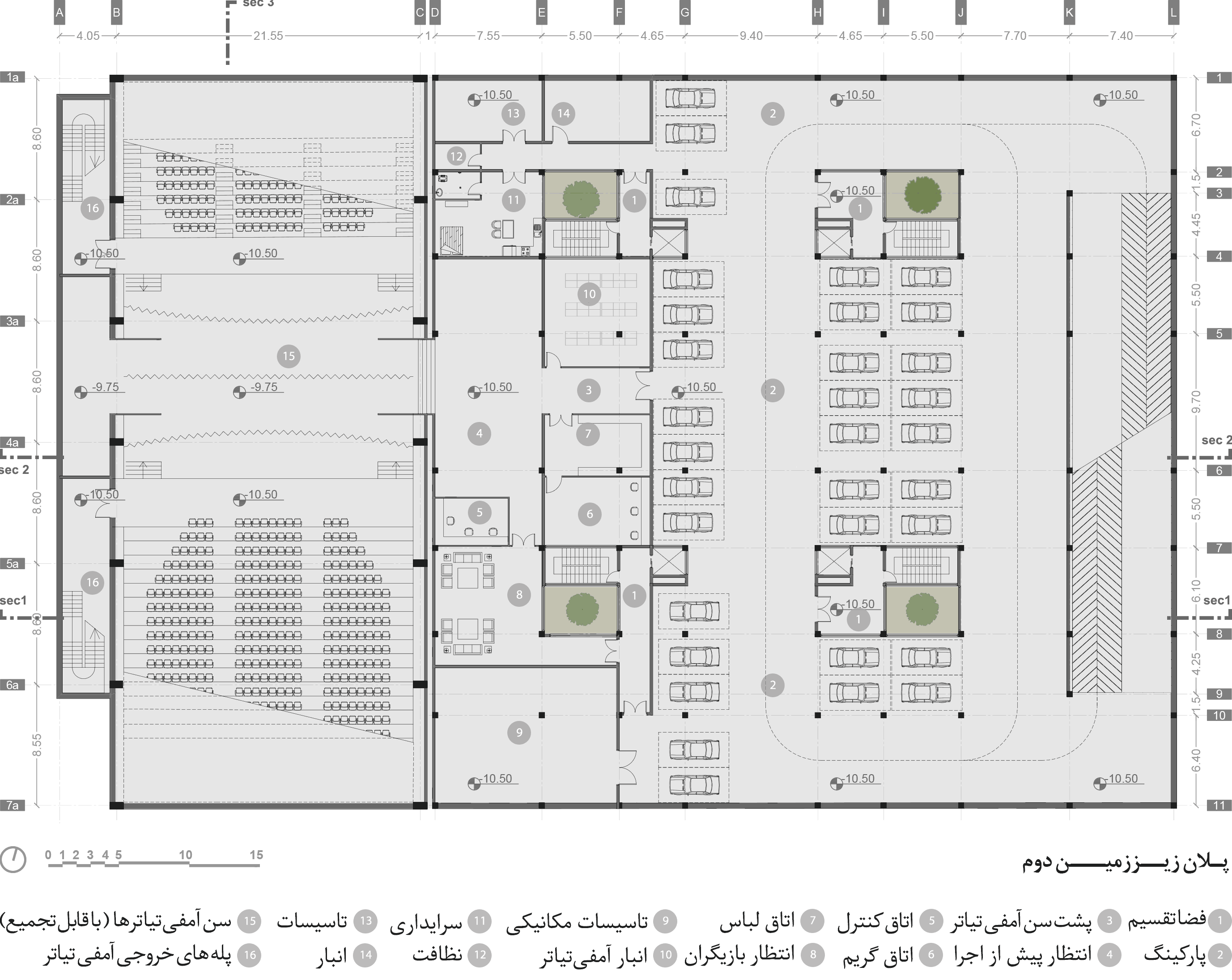 2nd basement floor plan