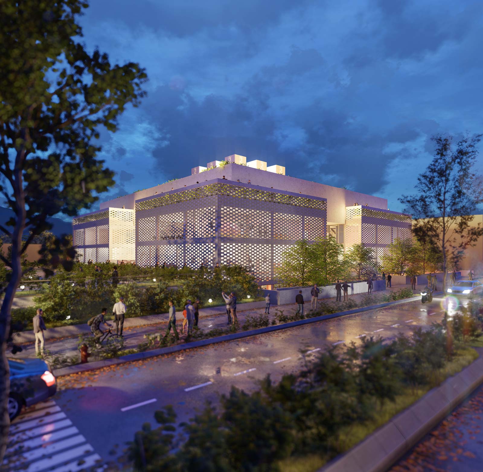 render - Ferdosi cultural center