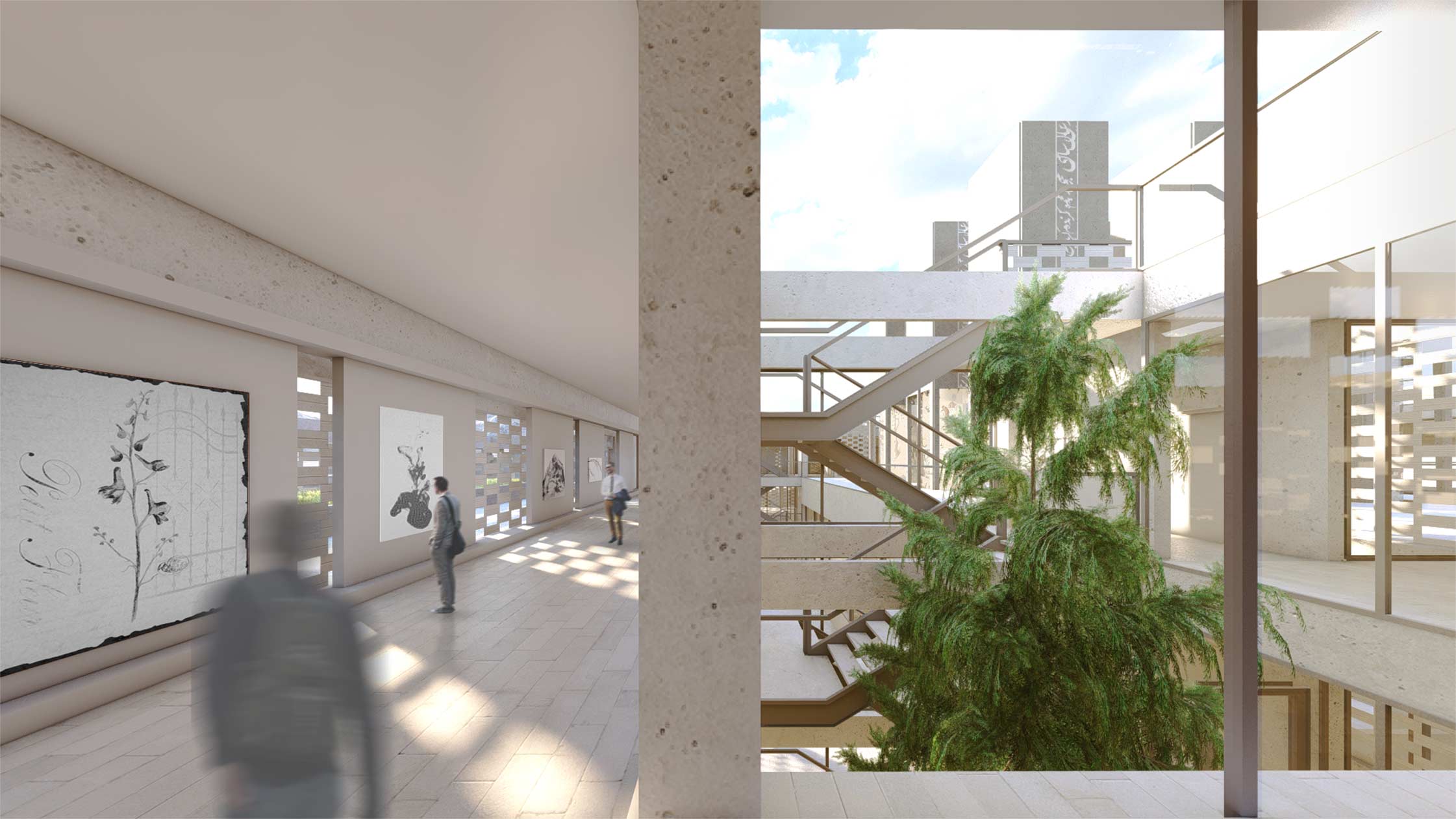 render - Ferdosi cultural center