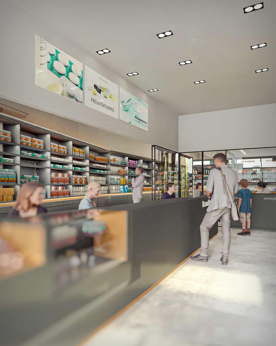 main image, Pharmacy and the Tiny Clinic Above project