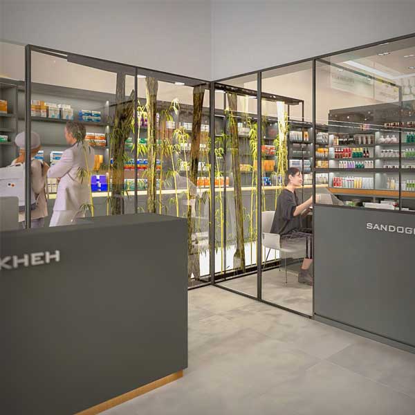 Pharmacy and the Tiny Clinic Above