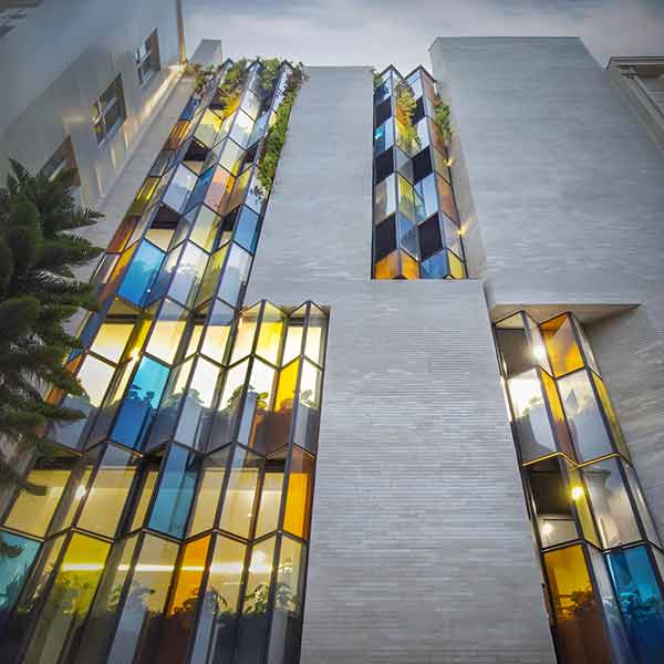 the Pleated Veil Apartment