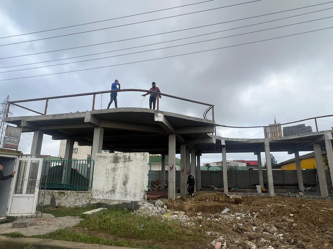 construction phase, Sobhan Daroo co. entrance gate