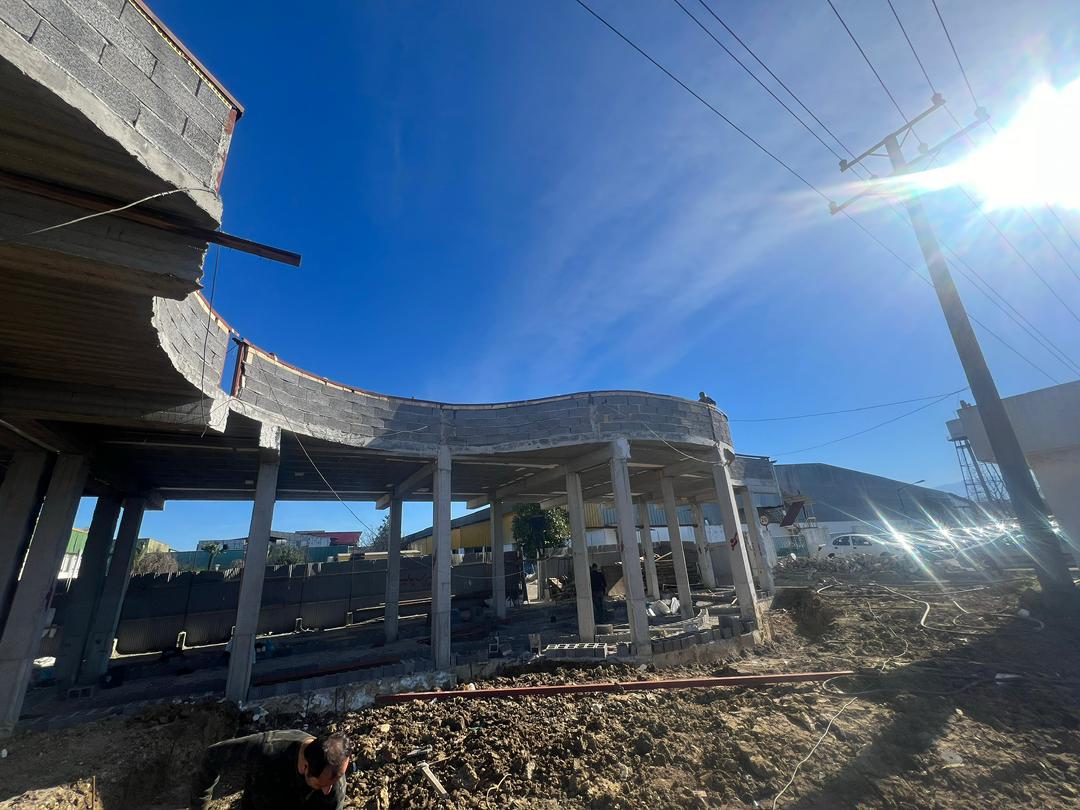 construction phase, Sobhan Daroo co. entrance gate