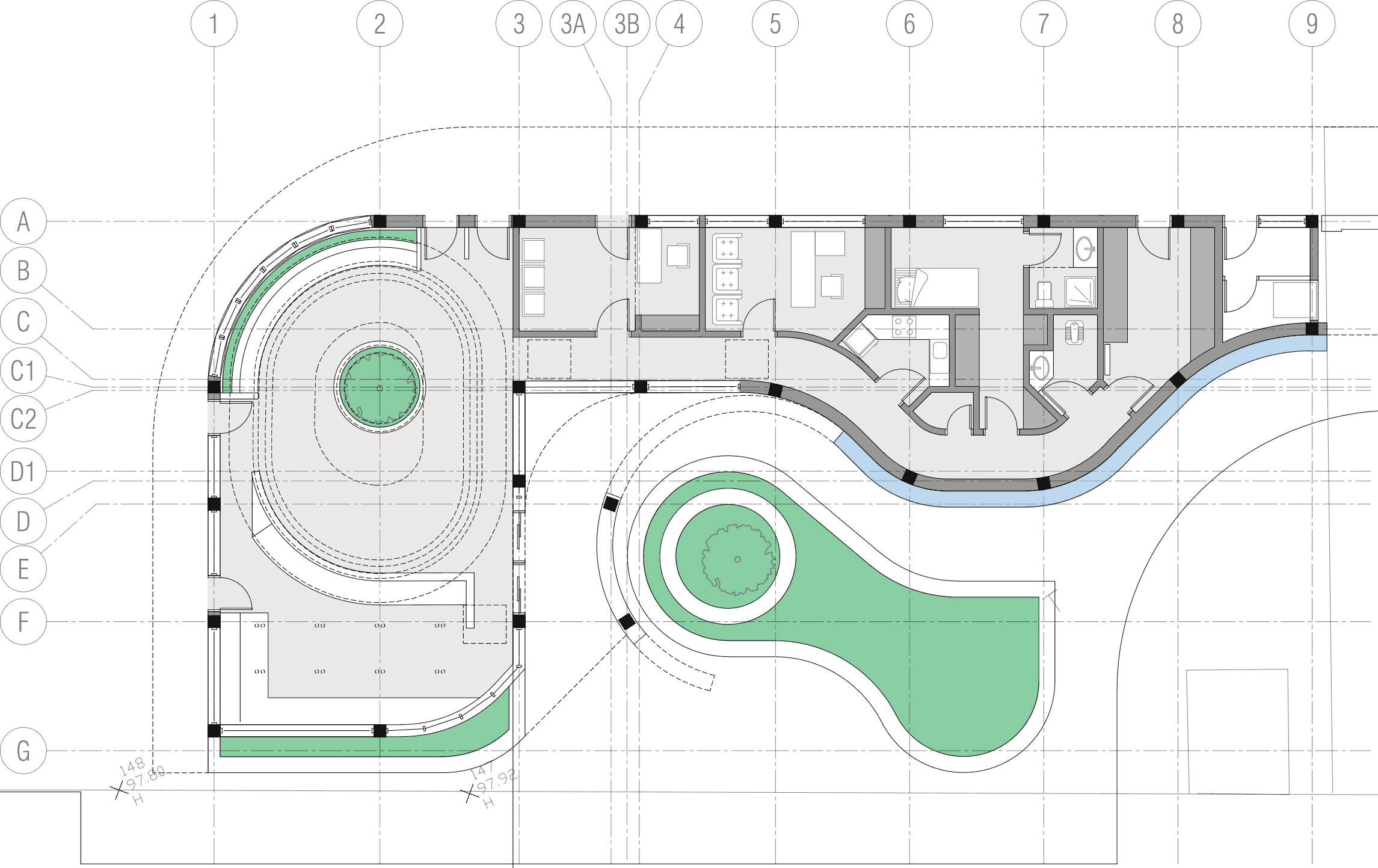 floor plan, Sobhan Daroo co. entrance gate