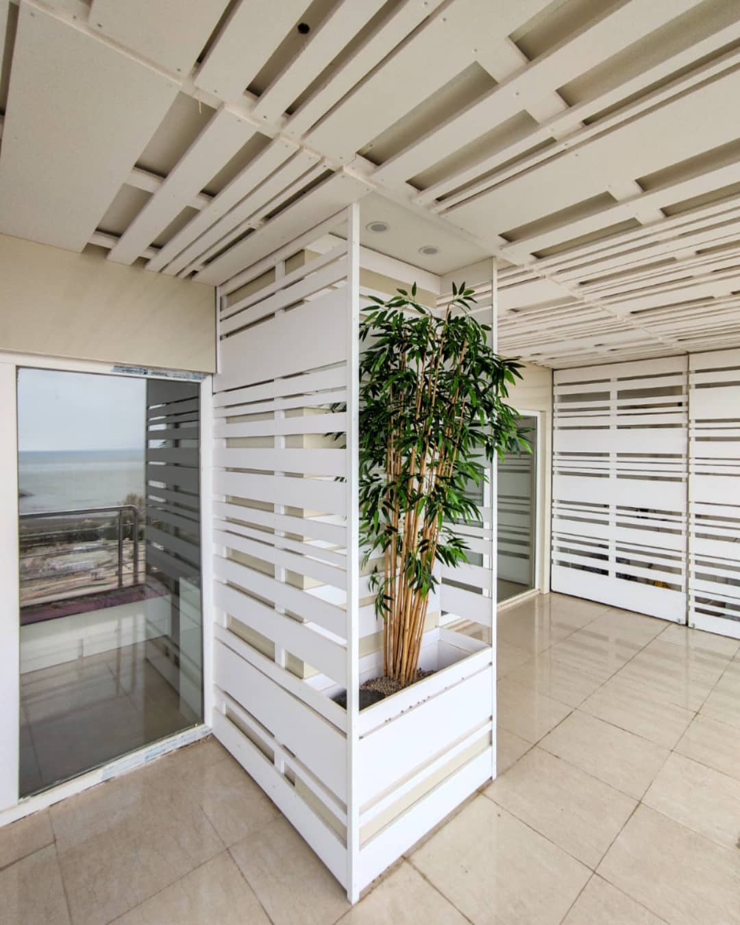 a tree in the balcony, renovation of a unit in tavoos tower