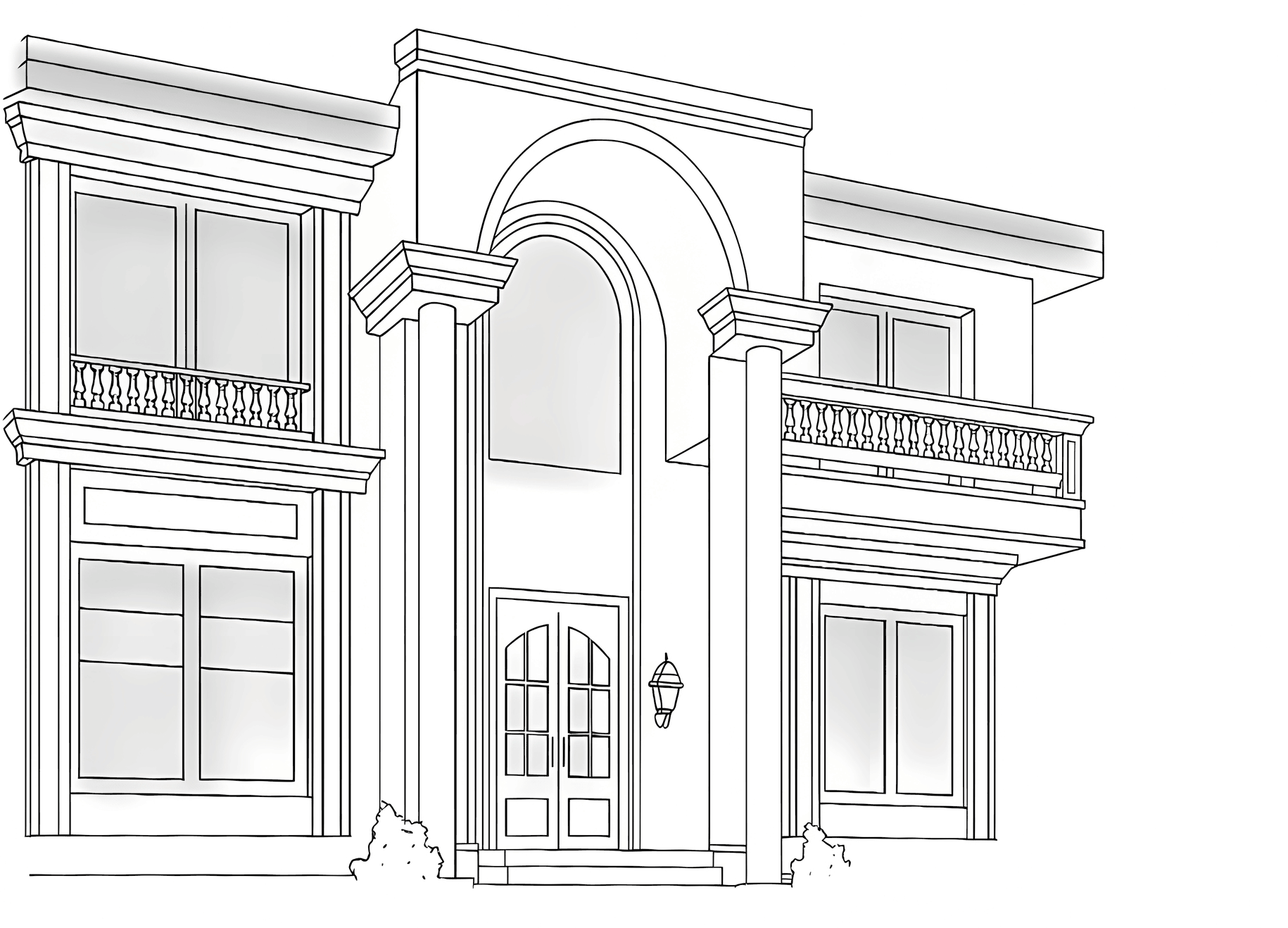 diagrm 1, project: two cubes, One villa