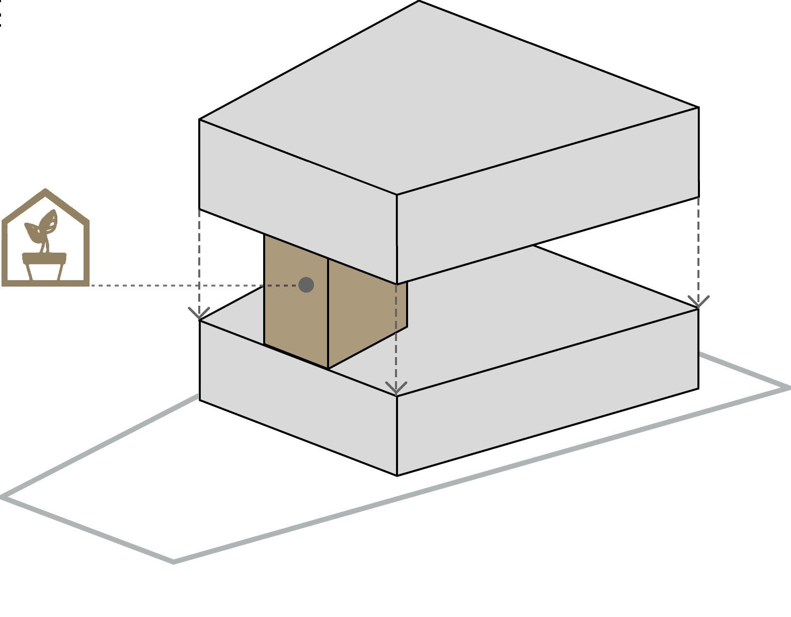 diagram 2, two homes & one green void