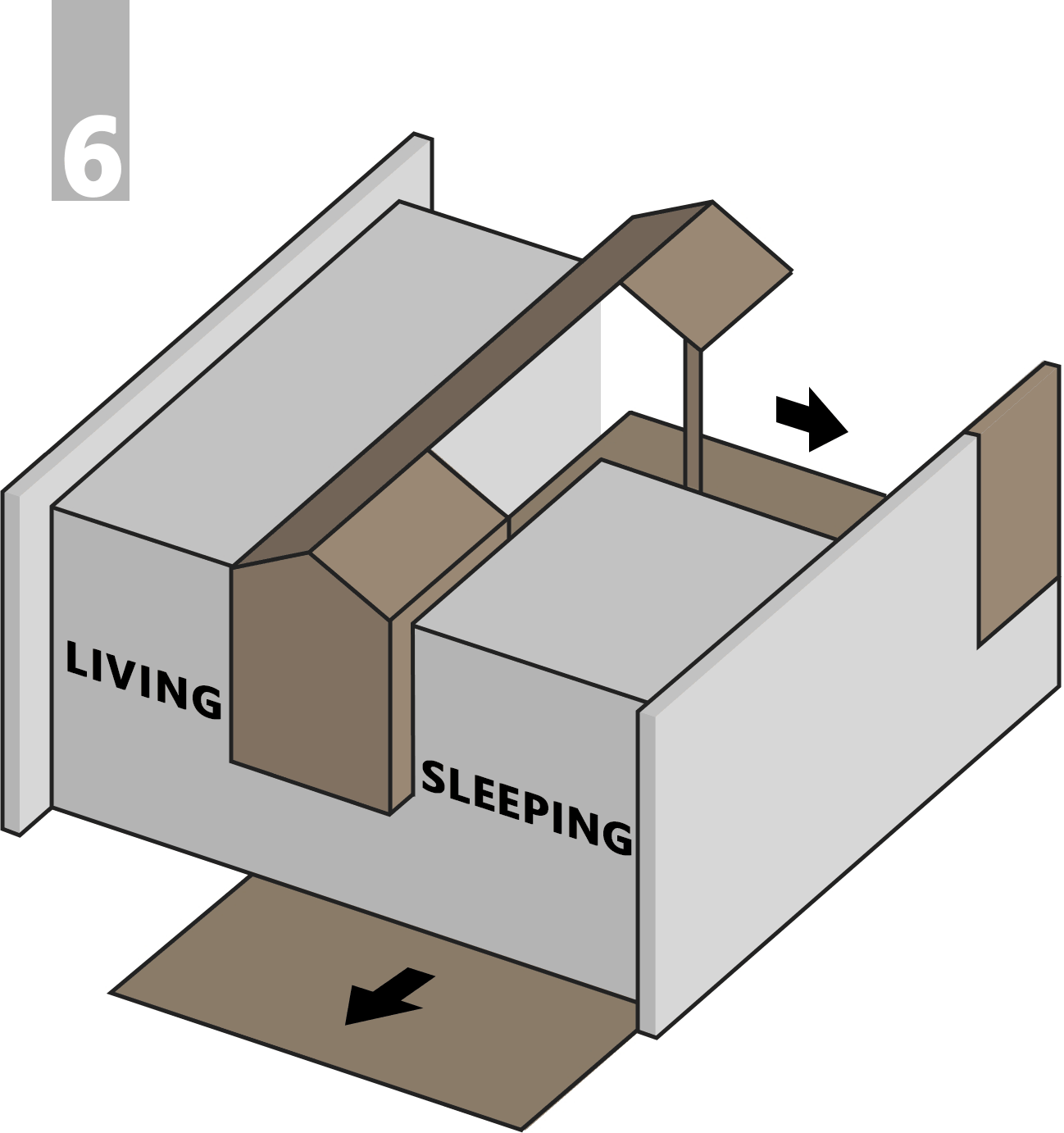 diagram 6, villa in Joukoulbandan