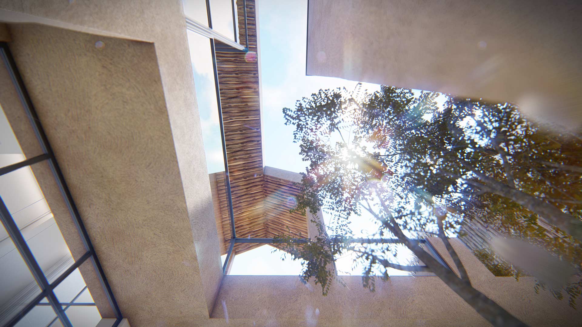 roof of the balcony, villa in Joukoulbandan