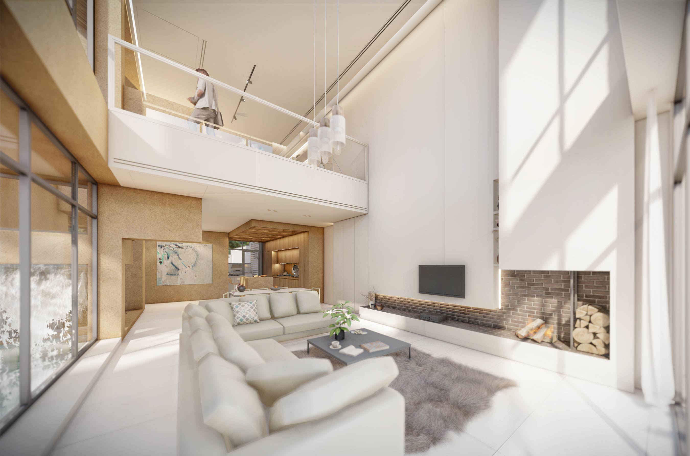 main living room interior, villa in Joukoulbandan