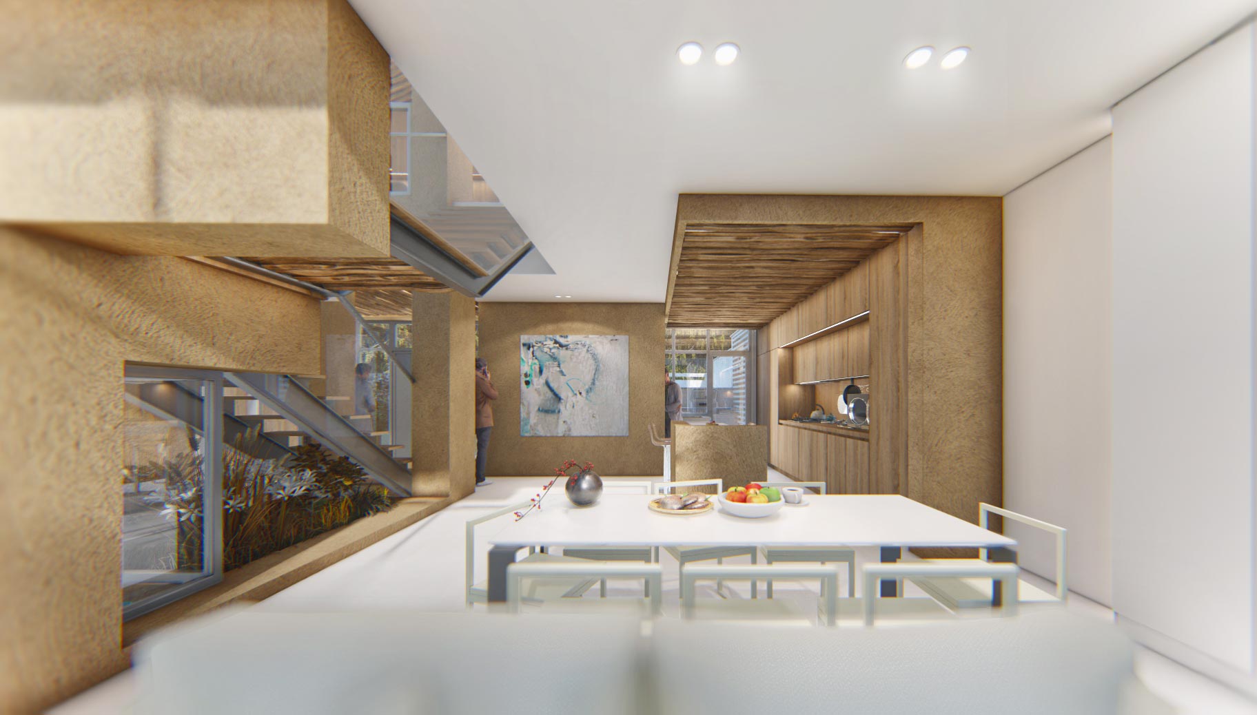 dining room, villa in Joukoulbandan