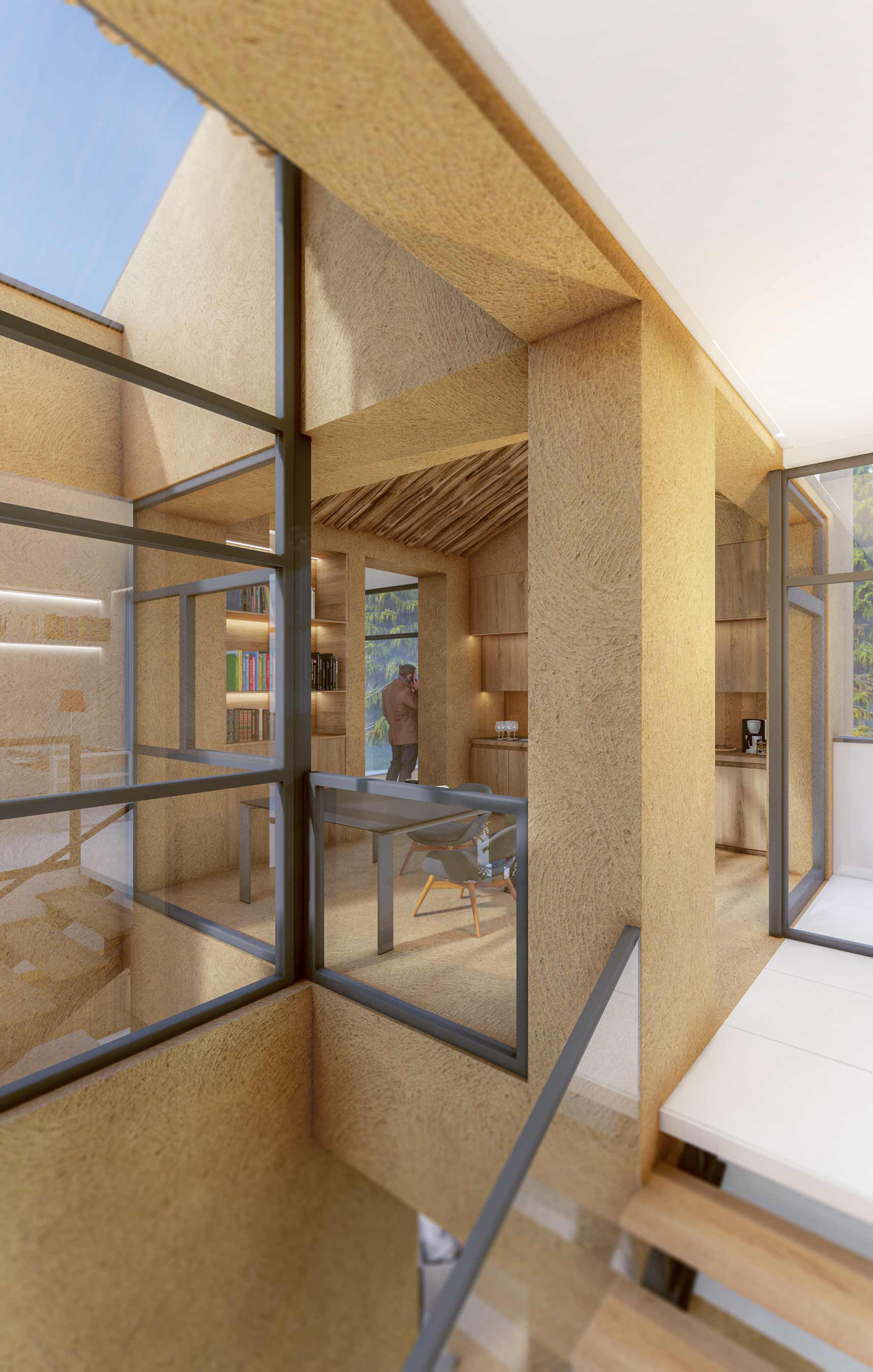 first floor dining room, villa in Joukoulbandan