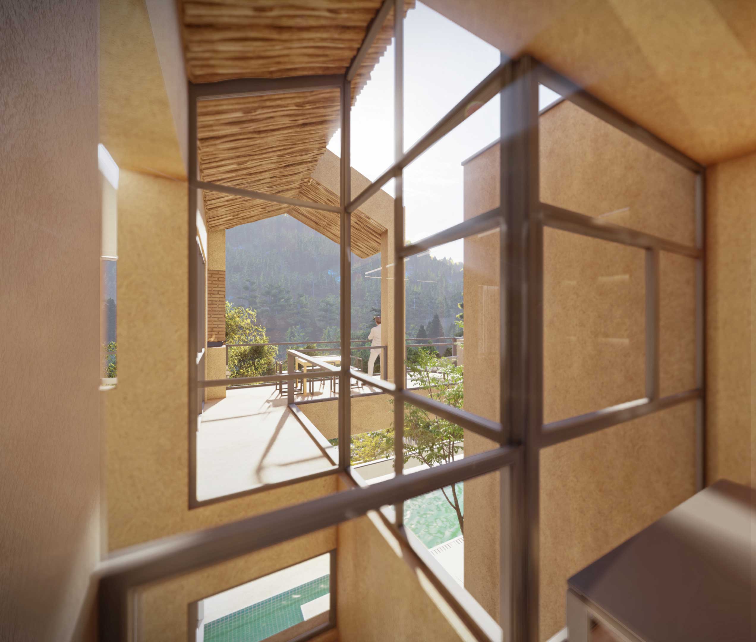 view to the nature, villa in Joukoulbandan