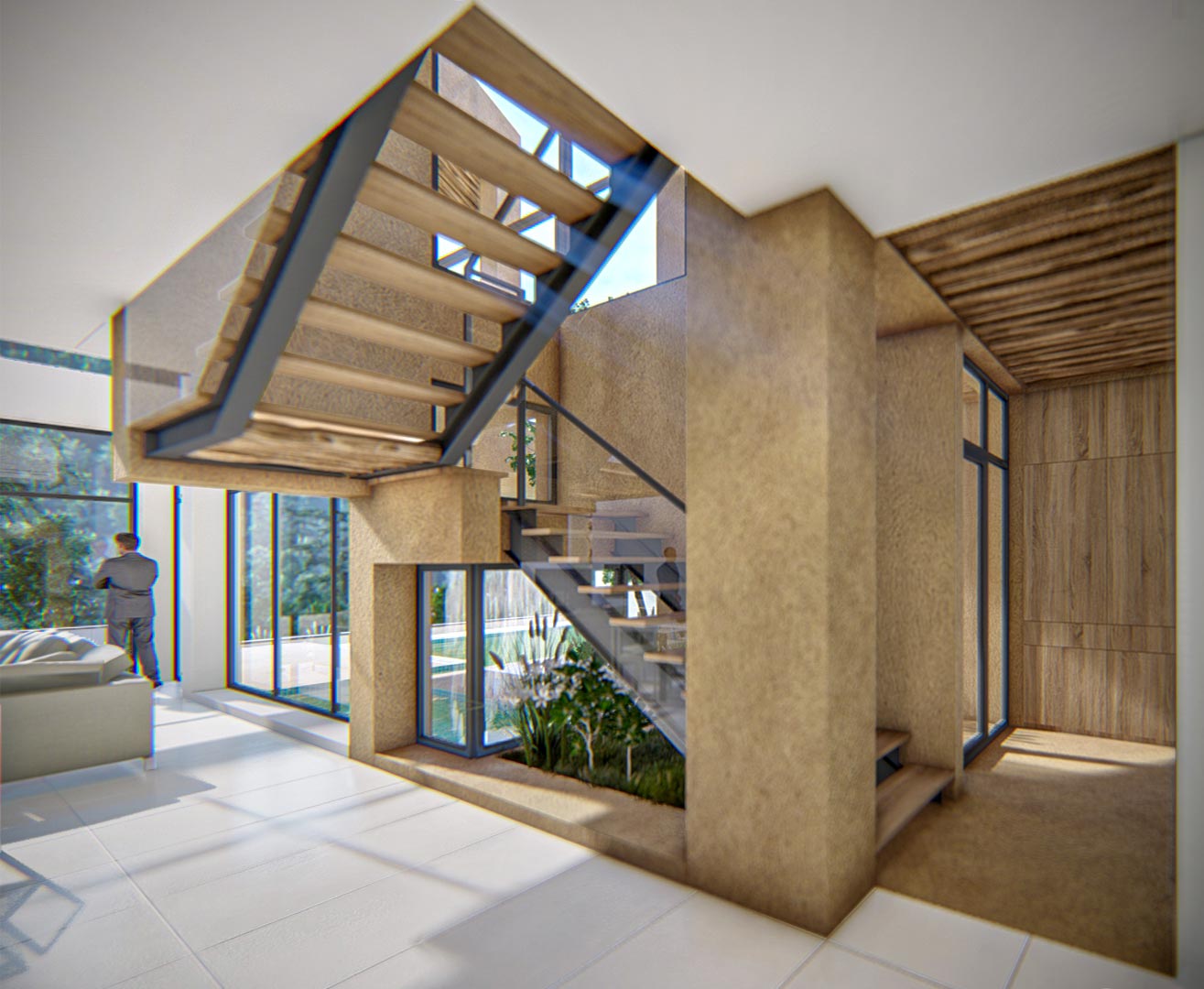 stairs, ground floor, villa in Joukoulbandan