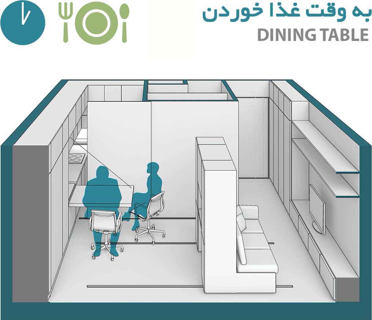 living area - state 2