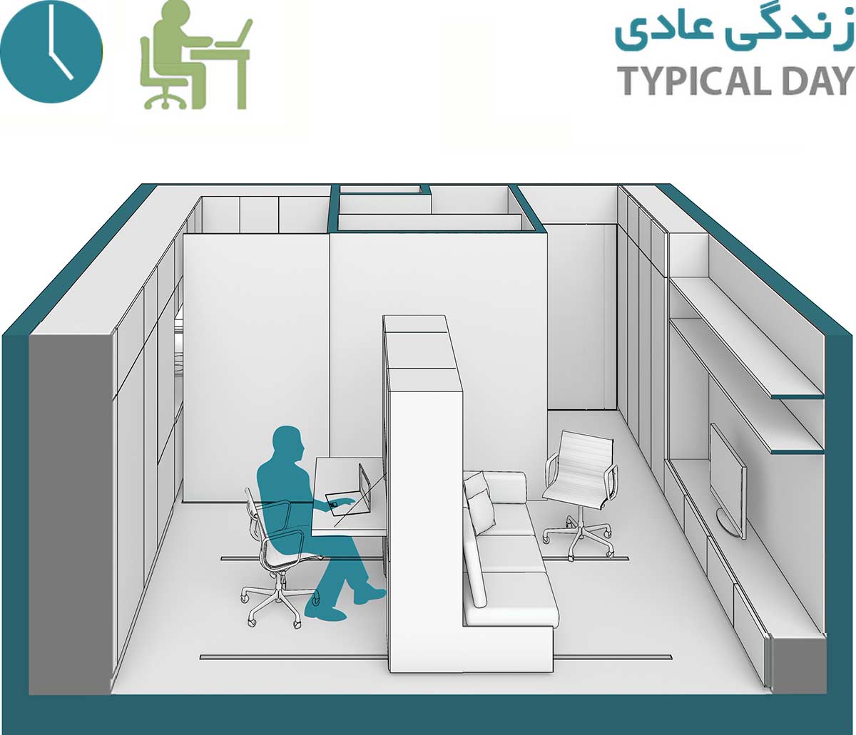 living area - state 3