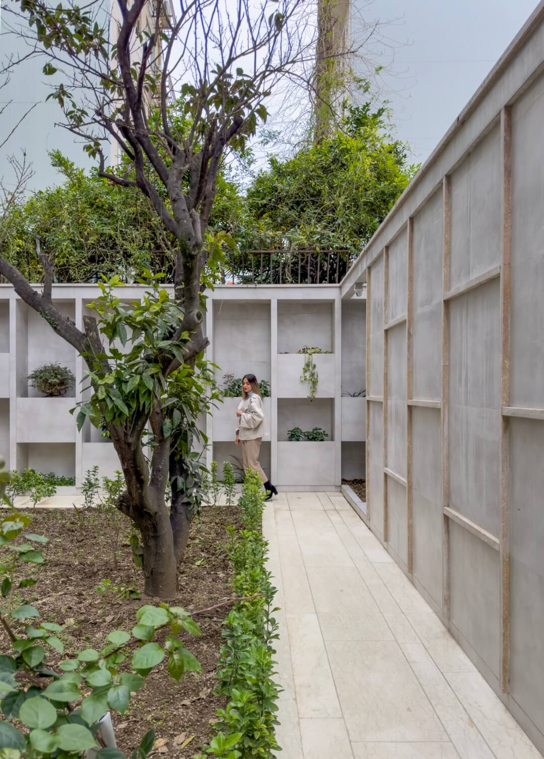 yard, day, 93 st. residentail aratment, golsar, rasht, iran 