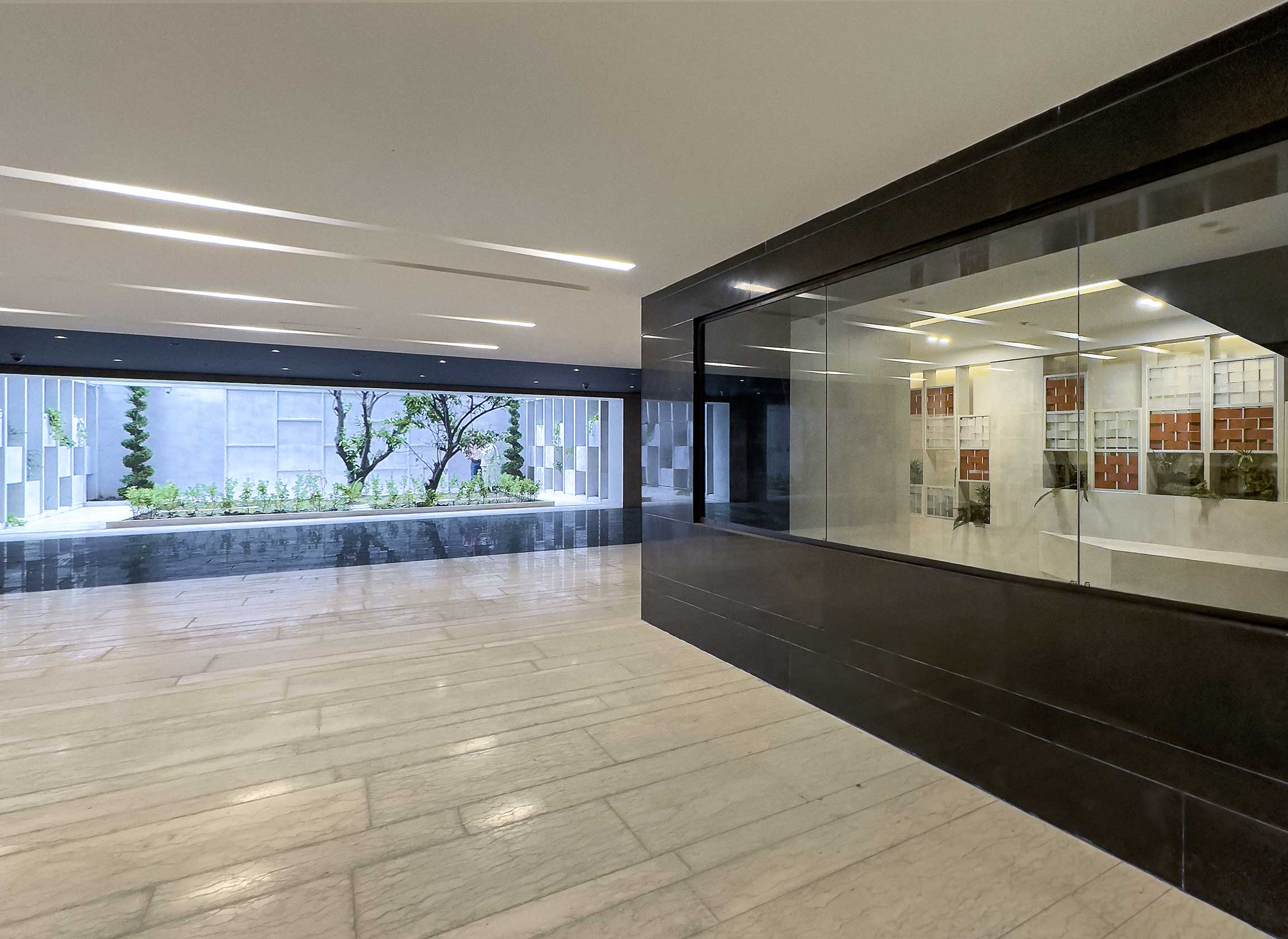 lobby and yard, 93 st. residentail aratment, golsar, rasht, iran