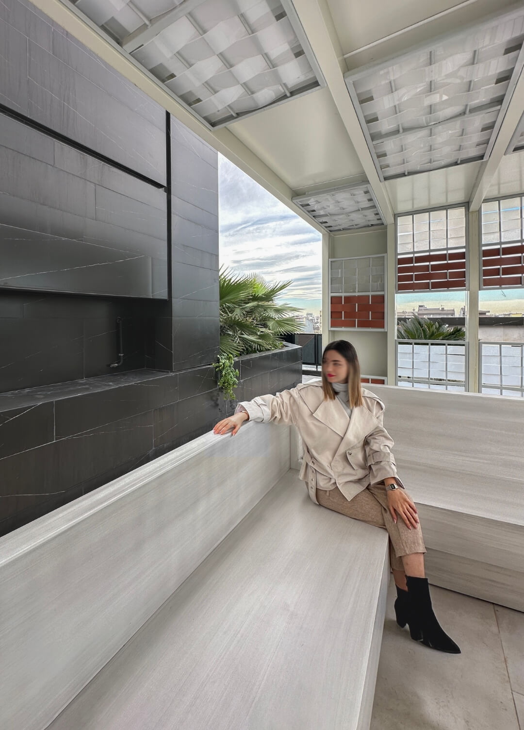 roof garden details, 93 st. residentail aratment, golsar, rasht, iran 