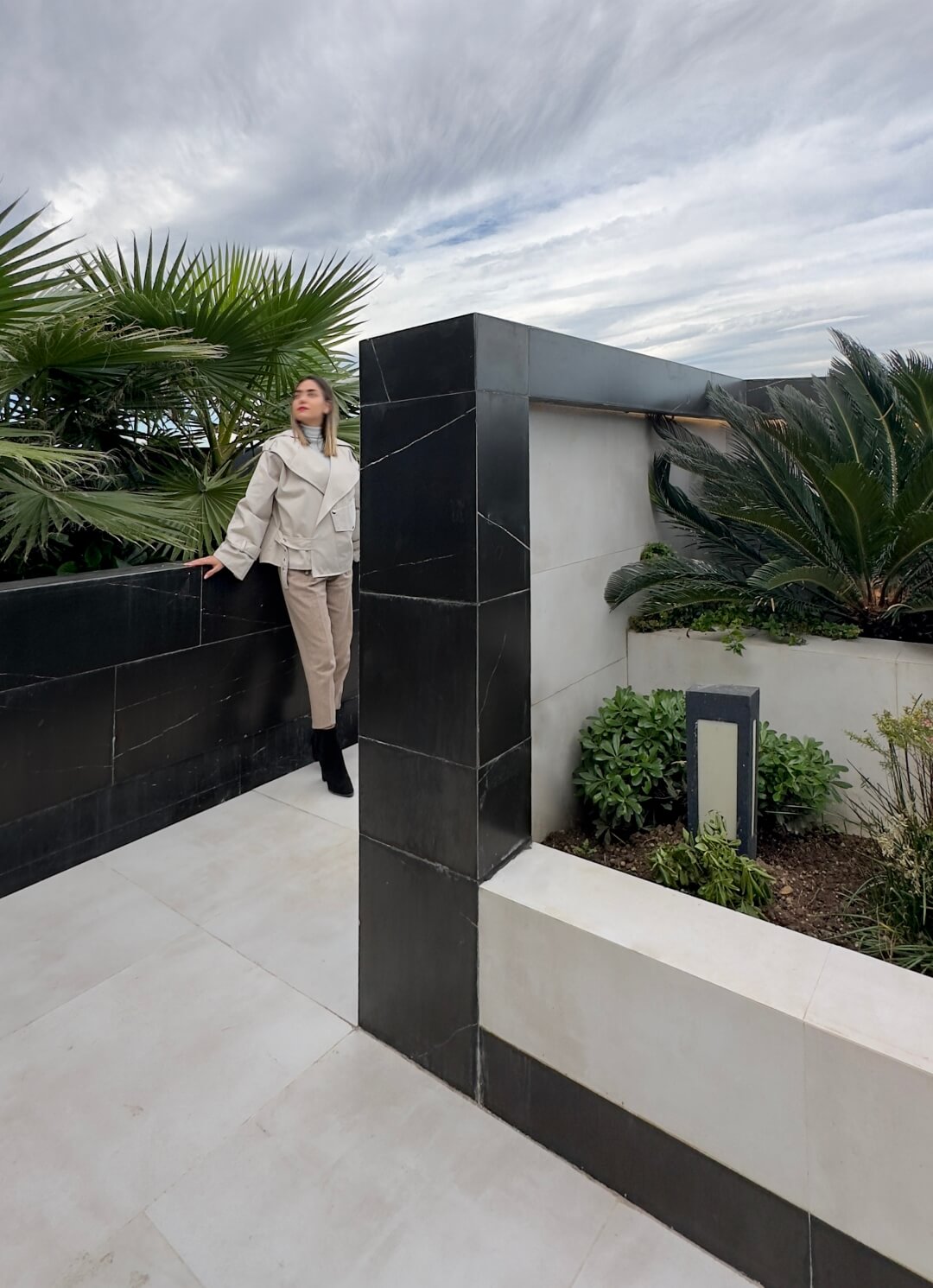 roof garden plants, 93 st. residentail aratment, golsar, rasht, iran 