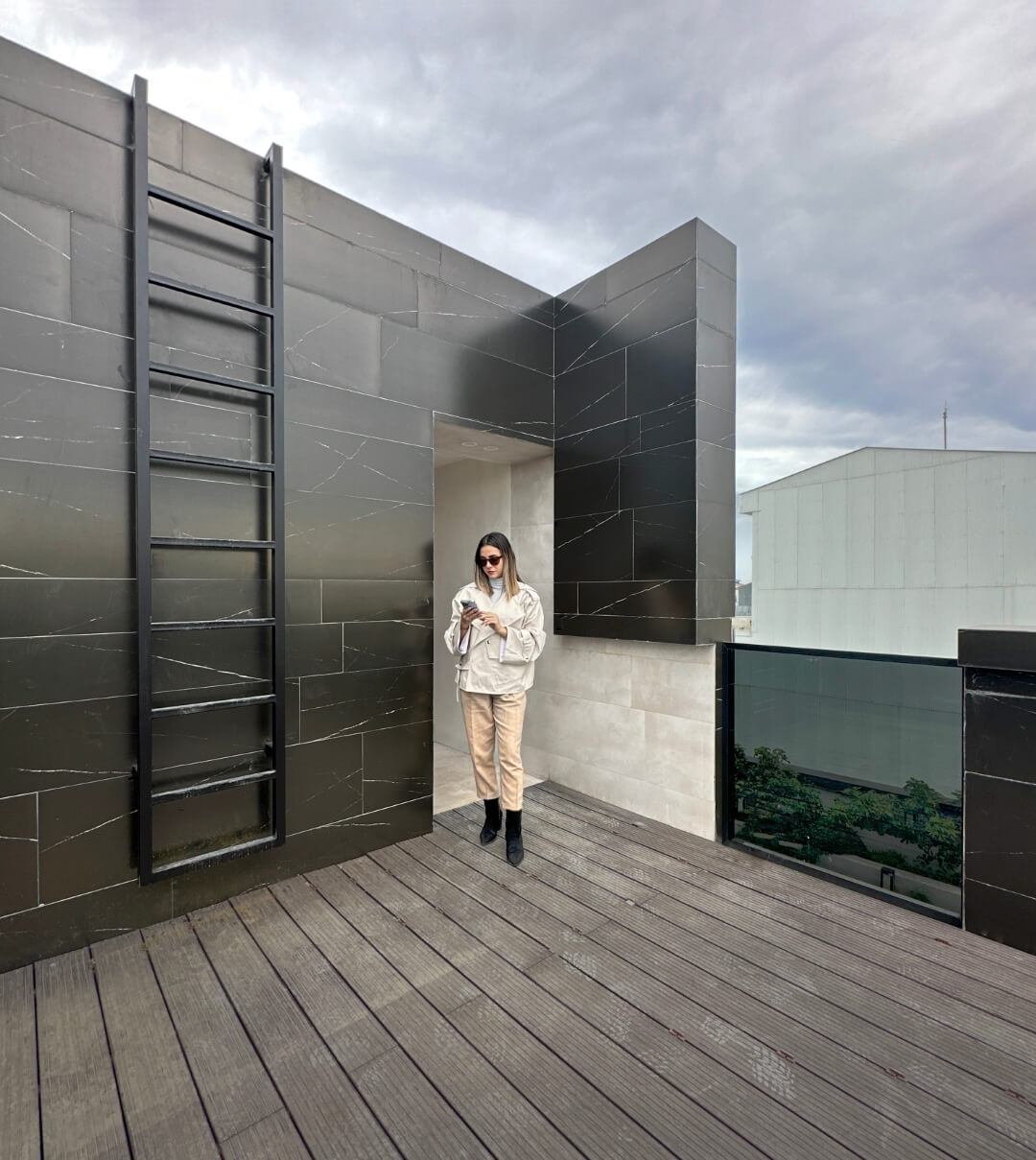 roof top, entrance, 93 st. residentail aratment, golsar, rasht, iran 